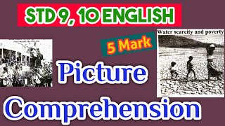 PICTURE COMPREHENSION For Class 10 English Easiest method for slow learners amp Toppers [upl. by Erot]