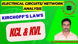 MASTERING KCL amp KVL IN TELUGU [upl. by Aurora]