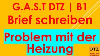 GAST DTZ B1 Briefe schreiben Prüfung B1 Neu 2024 [upl. by Salchunas]