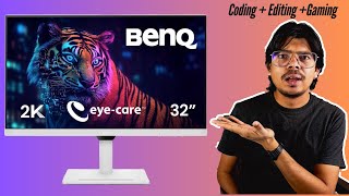 32 Inch 2K Monitor For Coders amp Editors  BenQ GW3290QT [upl. by Bunny287]