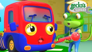 Baby Truck Feels Flat and Tired  Geckos Garage  Trucks For Children  Cartoons For Kids [upl. by Damalus902]