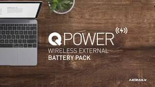 MOMAX  QPower2 amp 2X Wireless Charging Battery Pack  Animation ENG [upl. by Damalus429]