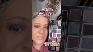 Sigma eyeshadow Palette sigmaeyeshadoweyeseyeshadowtutorial eyeshadow palette adow [upl. by Nelag]