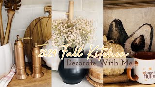 2024 Fall Kitchen Decorate With Me  New Fall Decorating Ideas  How to Decorate a Fall Kitchen [upl. by Croteau602]