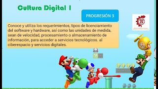 CULTURA DIGITAL 1 PROGRESION 3 LINEAMIENTO DE SOFTWARE Y HARDWARE [upl. by Roddie134]