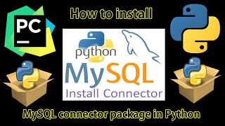 How to install MySQL connector package in Python PyCharm [upl. by Koppel]