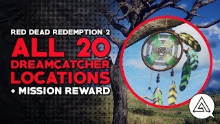 Red Dead Redemption 2  All 20 Dreamcatcher Locations Guide amp Reward [upl. by Onaicul397]