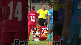 Red Card Rekha paudel 🤬🤬 Refre shortsviral trndingshorts shortsvideo [upl. by Icam318]