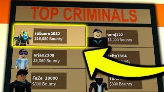 MOST BOUNTY EVER Roblox Jailbreak [upl. by Niletak]