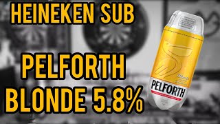 Pelforth blonde 58  Heineken sub  review No1648 [upl. by Eva]