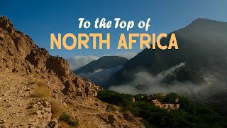 Hiking Up Toubkal Highest Peak in North Africa  Morocco [upl. by Amliw97]