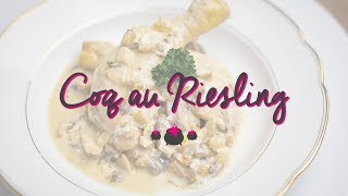 Zum ersten Mal flambiert Coq au Riesling o [upl. by Alf527]