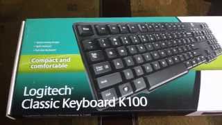 Logitech Classic Keyboard K100  Review HD [upl. by Mellen]