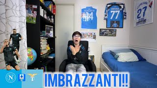 🤬IMBARAZZANTI REACTION NAPOLILAZIO 01 ISAKSEN [upl. by Auof]