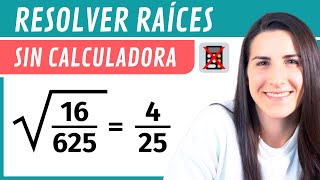 Resolver RAÍCES Sin Calculadora 🔶 Descomposición Factorial [upl. by Eeramit]