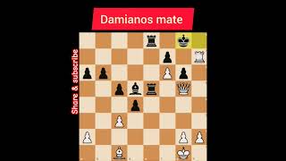 Damianos mate chess onlinechess ChessBaseIndiachannel ChesscomIndia chess [upl. by Noakes]