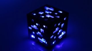 Minecraft LightUp Diamond Ore from ThinkGeek [upl. by Nireil333]