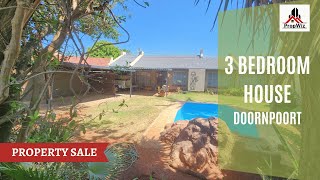 PropWiz Pretoria  Doornpoort  3 Bedroom House Sale  Property and homes for sale in Pretoria [upl. by Leiva]