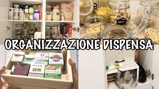 ORGANIZZAZIONE CUCINA  Come ho sistemato e ordinato la dispensa [upl. by Caitlin]