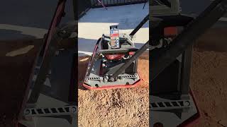 Battery powered plate compactor construction [upl. by Enawtna]