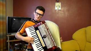 Milano O Tobie Kochana accordionakordeon cover Mateusz Lasek [upl. by Verbenia]