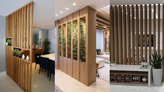 Top trendy designer wooden partitions wall designs and ideas for duplex homesinterior designs [upl. by Melodie]