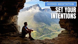 Guided meditation for setting intentions  find your focus [upl. by Alenoel]