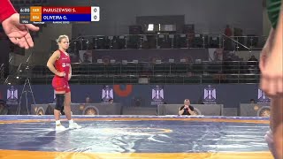 Repechage • WW 57Kg • Sandra PARUSZEWSKI GER vs Giullia OLIVEIRA BRA [upl. by Eadnus275]