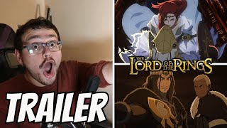 The Lord of the Rings The War of the Rohirrim Official Trailer Reaction [upl. by Aiynat]