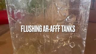 Flushing AR AFFF Foam Tanks [upl. by Itsrejk]