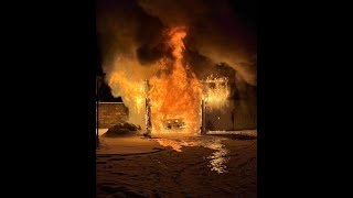 Garage fire 31 Grove St Cressona PA 1182024 part 3 of 3 [upl. by Adabelle694]