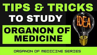 10 TIPS amp TRICKS TO STUDY ORGANON OF MEDICINE IN HOMEOPATHY  REMEMBER ORGANON IN EASY WAYS [upl. by Nilesoy]