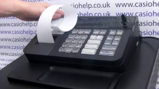 CASIO SES10  PCRT280 E10 Error Message How To Change The Till Rolls [upl. by Mychal]