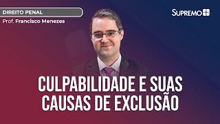 Culpabilidade e suas Causas de Exclusão  Prof Francisco Menezes [upl. by Anida]