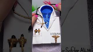 3D Art Pipe Painted Stethoscope and Lab coat on Canvas 3dart shorts [upl. by Eniamor94]