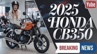 The AllNew 2025 Honda CB 350Classic Look with Modern Power honda cb350 [upl. by Raddie]