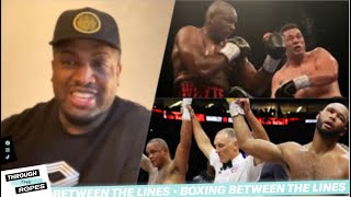 DEAN WHYTE REACTS TO JOSEPH PARKER CALLING OUT DILLIAN WHYTE ANALYSES WARDLEY VS CLARKE DRAW [upl. by Walliw]