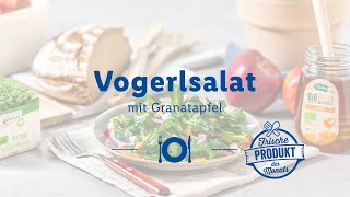 Vogerlsalat mit Granatapfel  erfrischend gut [upl. by Vena]