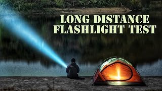 Olight Javelot Flashlight Beam Test  730 METER distance [upl. by Anirrok]