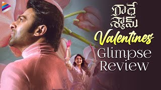 Radhe Shyam Valentine Glimpse Review  Prabhas  Pooja Hegde  Thaman S  Radha Krishna Kumar [upl. by Pablo]