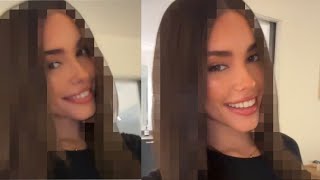 Madison Beer DEBUTS New Hair Color Via Instagram Live 17112023 [upl. by Dorolice735]