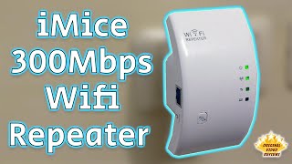 iMice 300Mbps Wifi Repeater Review 📶 [upl. by Akirdnahs]