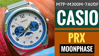 CASIO Moon Phase Watch indian version  MTPM300M7AVDF Enticer casio moonphase tissot prx [upl. by Hameerak]