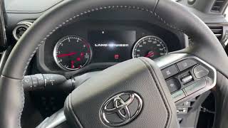 Toyota landcruiser lc300 engine sound [upl. by Aiuqat515]