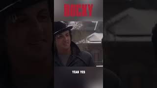 ROCKY  Rocky Proposes To Adrian Sylvester Stallone amp Talia Shire  movie celebrity love boxing [upl. by Arykat]