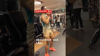 shoulders amp Legs workout  gym motivation youtube sports viralshort gymworkout [upl. by Tengdin]