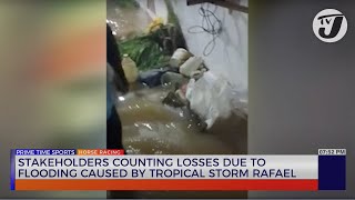 Stakeholders Counting Losses Due to Flooding Caused by Tropical Storm Rafael [upl. by Ahsram780]