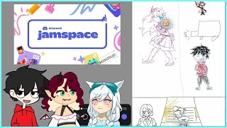 Discord Jamspace Whiteboard We Draw Our DnD Characters [upl. by Sadoc771]