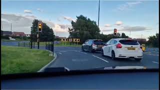 GOSFORTH ROUNDABOUT SANDY LANE 2ND3RD4TH EXITS [upl. by Shank]