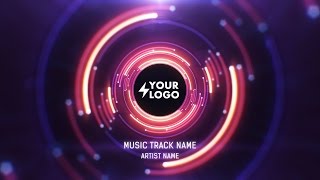 Audio React Tunnel Music Visualizer  After Effects Template by SoundVisiblecom [upl. by Rudich]